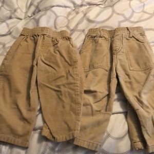 2 pairs boys corduroy pants